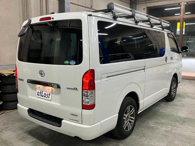 ハイエースバン スーパーGL ダークプライムII ルーフキャリア 7型ナビ スマートキー フルセグ バックカメラ 社外15インチAW ETC LEDヘッドライト ハーフレザーシート プッシュスタート トヨタセーフティセンス(14枚目)