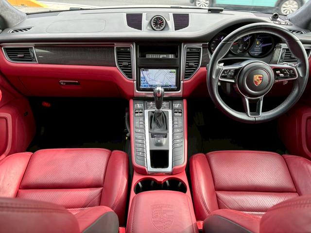 マカン マカン ターボ スポーツクロノ エアサス 純正ナビ TV バックカメラ Bluetooth 赤フルレザーシート シートヒーター アイドリングストップ ETC パドルシフト 純正21インチアルミ(15枚目)