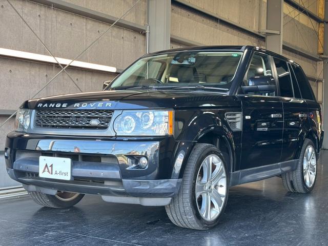 レンジローバースポーツ プレミアムパッケージ　純正ナビ　黒革シート　バックカメラ　フロントカメラ　サイドカメラ　ＴＶ　ｈａｒｍａｎ／ｋａｒｄｏｎ　クルーズコントロール　パワーシート　シートヒーター　ステアリングヒーター　純正２０インチアルミ（7枚目）