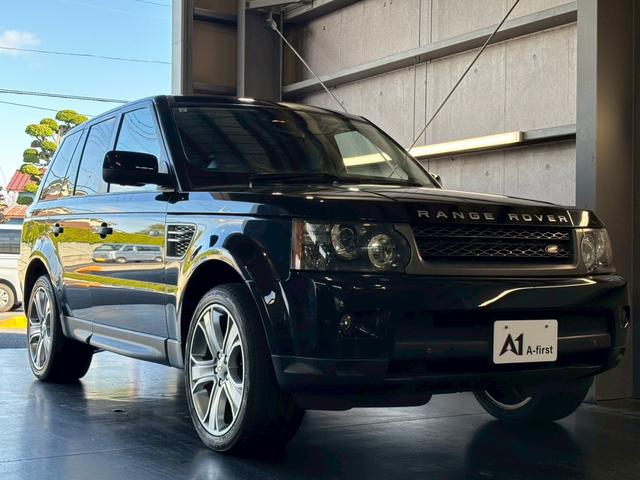 レンジローバースポーツ プレミアムパッケージ　純正ナビ　黒革シート　バックカメラ　フロントカメラ　サイドカメラ　ＴＶ　ｈａｒｍａｎ／ｋａｒｄｏｎ　クルーズコントロール　パワーシート　シートヒーター　ステアリングヒーター　純正２０インチアルミ（9枚目）