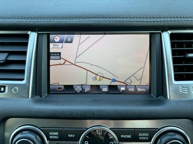 レンジローバースポーツ プレミアムパッケージ　純正ナビ　黒革シート　バックカメラ　フロントカメラ　サイドカメラ　ＴＶ　ｈａｒｍａｎ／ｋａｒｄｏｎ　クルーズコントロール　パワーシート　シートヒーター　ステアリングヒーター　純正２０インチアルミ（30枚目）