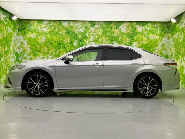 カムリ ＷＳレザーパッケージ　ＴＲＤエアロ／保証書／純正　８インチ　ＳＤナビ／トヨタセーフティセンス／シートヒーター／車線逸脱防止支援システム／シート　合皮／ドライブレコーダー　社外／ヘッドランプ　ＬＥＤ／ＵＳＢジャック　禁煙車（2枚目）