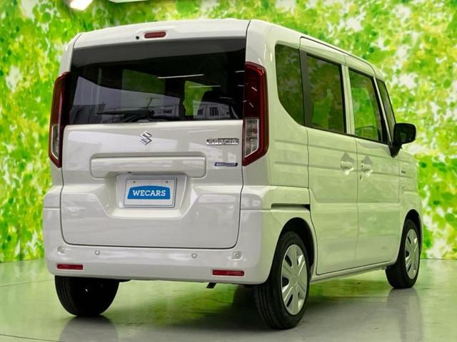 スペーシア ハイブリッドＧ　保証書／セーフティサポート（スズキ）／ヘッドランプ　ＬＥＤ／横滑り防止装置／アイドリングストップ／禁煙車／エアバッグ　運転席／エアバッグ　助手席／パワーウインドウ／エンジンスタートボタン　オートライト（3枚目）