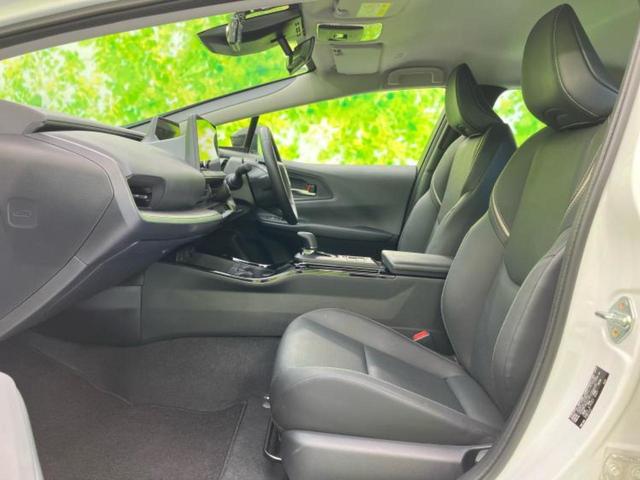 プリウス Ｚ　保証書／ディスプレイオーディオ＋ナビ１２．３インチ／トヨタセーフティセンス／エアーシート　前席／パノラミックビューモニター／車線逸脱防止支援システム／シート　合皮　衝突被害軽減システム　全周囲カメラ（6枚目）