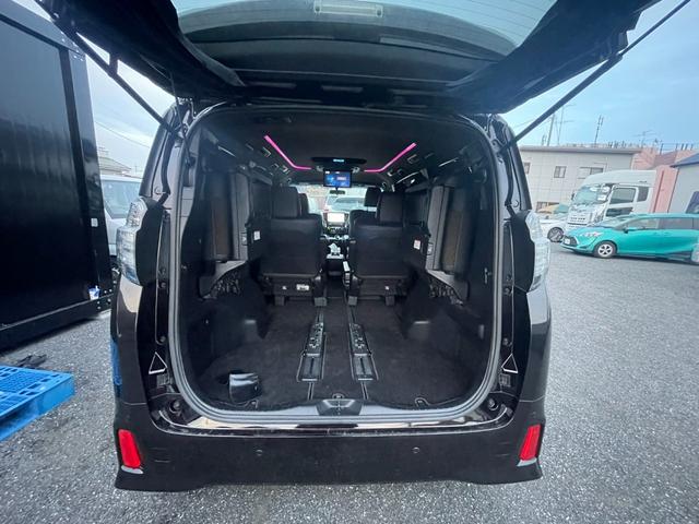 アルファード パワーステアリング,運転席エアバッグ,助手席エアバッグ,ABS,ETC,TV,キーレスエントリー,禁煙車,記録簿,電動リアゲート,左右電動ドア、ハーフレザーシート、Bluetooth接続(10枚目)