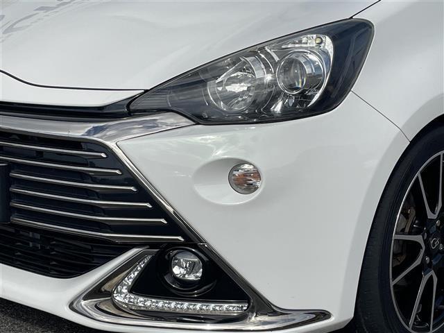 アクア Ｇ　Ｇ’ｓ　禁煙車　ライムホワイトパール　専用フロントバンパー　専用ＬＥＤライト　専用シート　専用１７インチアルミ　純正ナビ　ＴＶ　ＢＴオーディオ　ＤＶＤ　ＣＤ　バックカメラ　ビルトインＥＴＣ（16枚目）