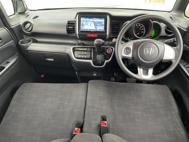 N-BOX G・Lパッケージ 禁煙車 両側電動ドア ナビ BTオーディオ DVD CD TV 前後ドラレコ ETC(5枚目)