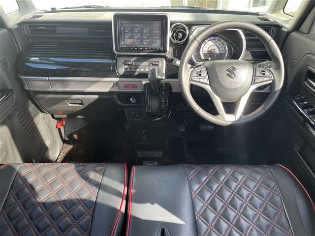 スペーシアカスタム ハイブリッドXSターボ 禁煙車 ターボ 純正ナビ TV BTオーディオ DVD CD ETC 両側パワースライド ドア(5枚目)