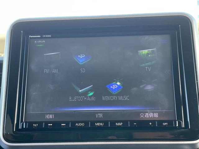 スペーシアカスタム ハイブリッドXSターボ 禁煙車 ターボ 純正ナビ TV BTオーディオ DVD CD ETC 両側パワースライド ドア(6枚目)