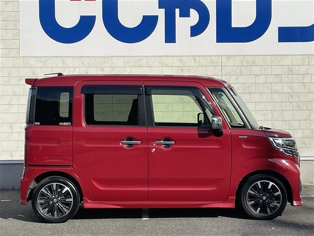 スペーシアカスタム ハイブリッドXSターボ 禁煙車 ターボ 純正ナビ TV BTオーディオ DVD CD ETC 両側パワースライド ドア(9枚目)