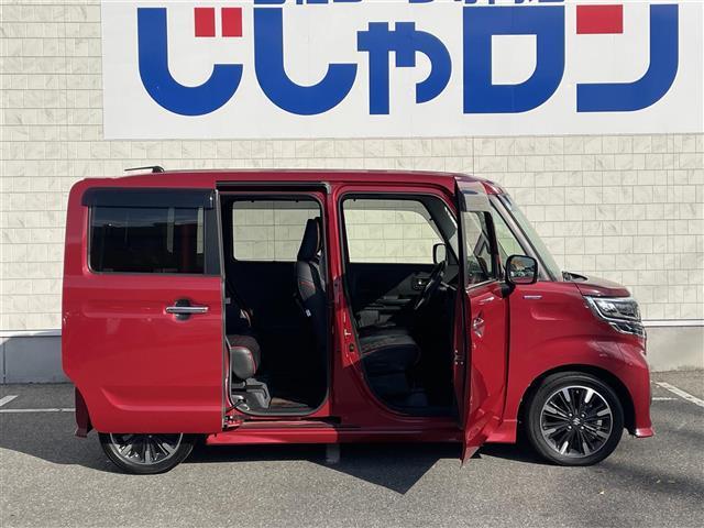 スペーシアカスタム ハイブリッドXSターボ 禁煙車 ターボ 純正ナビ TV BTオーディオ DVD CD ETC 両側パワースライド ドア(14枚目)