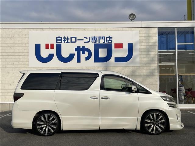 ヴェルファイア 2.4Z 禁煙車 F/S/Rアドミレーションエアロ 20インチアルミ アルパインフリップダウンモニター 9インチナビ TV BTオーディオ DVD CDバックカメラ ETC シートカバー装着(9枚目)