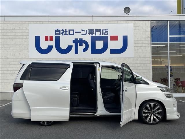 ヴェルファイア 2.4Z 禁煙車 F/S/Rアドミレーションエアロ 20インチアルミ アルパインフリップダウンモニター 9インチナビ TV BTオーディオ DVD CDバックカメラ ETC シートカバー装着(10枚目)