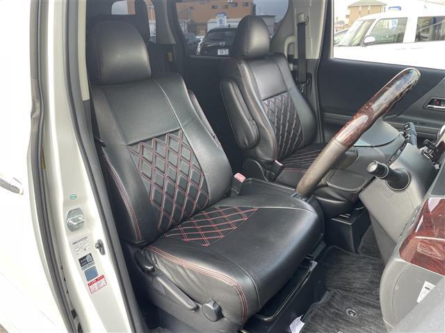 ヴェルファイア 2.4Z 禁煙車 F/S/Rアドミレーションエアロ 20インチアルミ アルパインフリップダウンモニター 9インチナビ TV BTオーディオ DVD CDバックカメラ ETC シートカバー装着(32枚目)