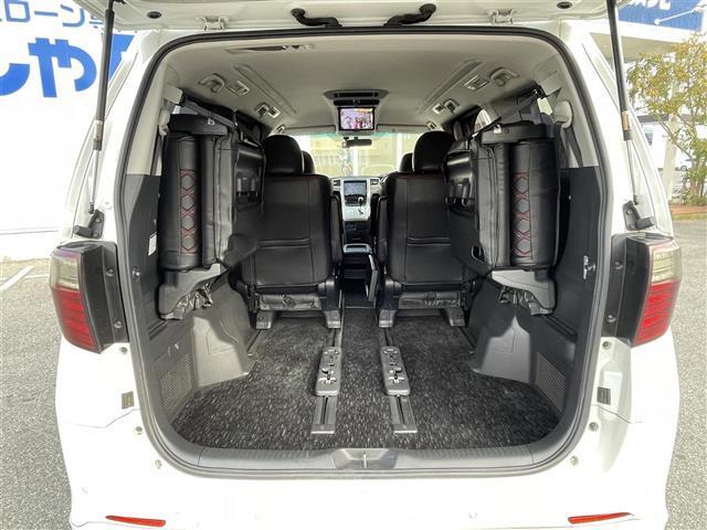 ヴェルファイア 2.4Z 禁煙車 F/S/Rアドミレーションエアロ 20インチアルミ アルパインフリップダウンモニター 9インチナビ TV BTオーディオ DVD CDバックカメラ ETC シートカバー装着(37枚目)