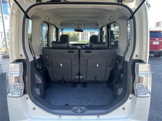 タント カスタムX トップエディションSAII 禁煙車/純正ナビ/バックカメラ/フルセグ/ETC/両側パワースライドドア/Bluetooth/DVD再生/スマートキー/スペアキー/ハーフレザーシート/衝突軽減ブレーキ/LEDヘッドライト(28枚目)