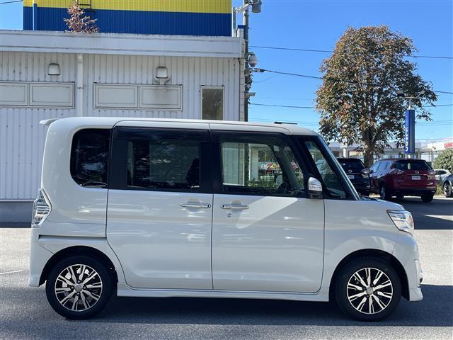 タント カスタムX トップエディションSAII 禁煙車/純正ナビ/バックカメラ/フルセグ/ETC/両側パワースライドドア/Bluetooth/DVD再生/スマートキー/スペアキー/ハーフレザーシート/衝突軽減ブレーキ/LEDヘッドライト(38枚目)