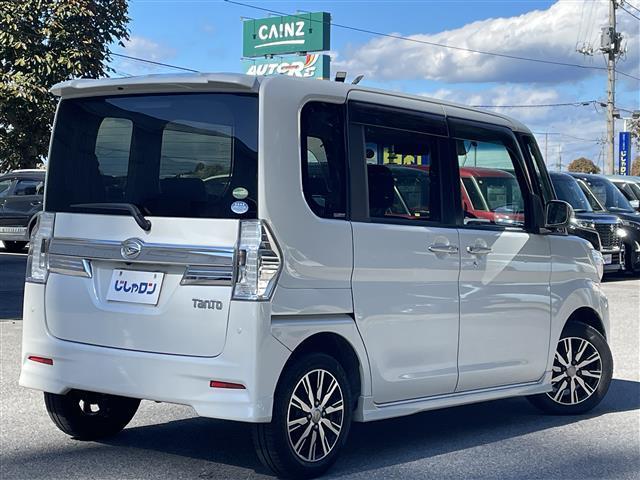 タント カスタムX トップエディションSAII 禁煙車/純正ナビ/バックカメラ/フルセグ/ETC/両側パワースライドドア/Bluetooth/DVD再生/スマートキー/スペアキー/ハーフレザーシート/衝突軽減ブレーキ/LEDヘッドライト(40枚目)