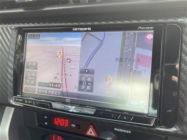 ８６ ＧＴ　禁煙車　モデリスタエアロ　社外７型ナビ　Ｂｌｕｅｔｏｏｔｈ接続　ＣＤ　バックカメラ　ドライブレコーダー　パドルシフト　ＥＴＣ　カーテンエアバック　純正アルミホイール　プッシュスタート　スマートキー（7枚目）