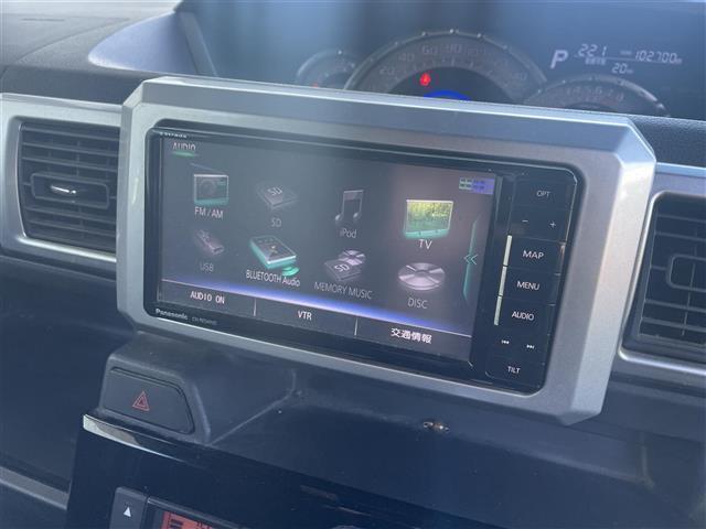 ウェイク ＧターボＳＡＩＩ　社外ナビ／フルセグ／ＥＴＣ／両側パワースライドドア／スマートキー／スペアキー／オートライト／ＬＥＤヘッドライト／ＤＶＤ再生／衝突軽減ブレーキ／アイドリングストップ／プッシュボタンスタート（8枚目）