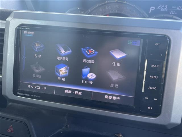 ウェイク ＧターボＳＡＩＩ　社外ナビ／フルセグ／ＥＴＣ／両側パワースライドドア／スマートキー／スペアキー／オートライト／ＬＥＤヘッドライト／ＤＶＤ再生／衝突軽減ブレーキ／アイドリングストップ／プッシュボタンスタート（9枚目）