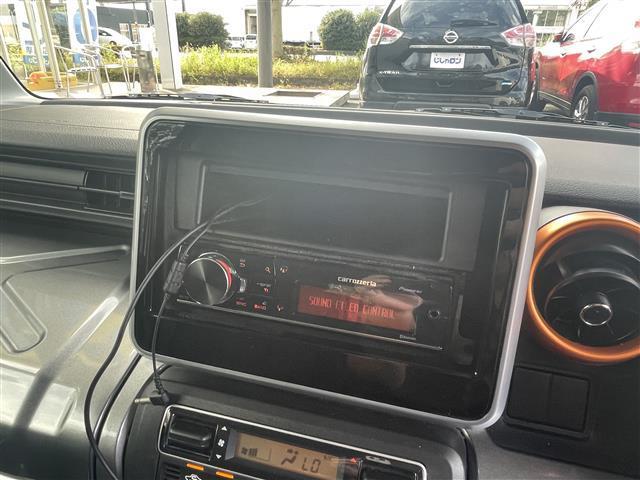 スペーシアギア ハイブリッドXZ ターボ 禁煙車/両側パワースライドドア/社外オーディオ/Bluetooth/クルーズコントロール/パドルシフト/衝突軽減ブレーキ/シートヒーター/LEDヘッドライト/オートライト/フォグライト/スマートキー(8枚目)