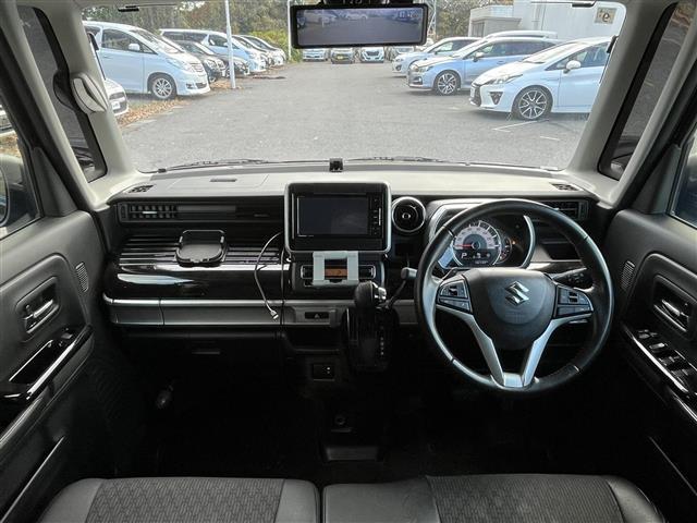 スペーシアカスタム ハイブリッドＸＳターボ　禁煙車／ＥＴＣ／両側パワースライドドア／ルーフキャリア／ハーフレザーシート／シートヒーター／ＬＥＤヘッドライト／フォグライト／オートライト／クルーズコントロール／パドルシフト／デジタルインナーミラー（4枚目）