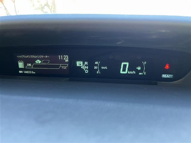 プリウス Sツーリングセレクション 禁煙車/純正ナビ/バックカメラ/フルセグ/DVD再生/モデリスタエアロ/スマートキー/スペアキー/ビルトインETC/オートライト/フォグライト/プッシュボタンスタート/アイドリングストップ(6枚目)