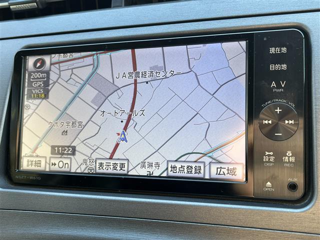 プリウス Sツーリングセレクション 禁煙車/純正ナビ/バックカメラ/フルセグ/DVD再生/モデリスタエアロ/スマートキー/スペアキー/ビルトインETC/オートライト/フォグライト/プッシュボタンスタート/アイドリングストップ(7枚目)