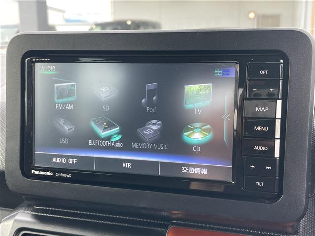 タフト Ｇ　社外ナビ（ＣＮ－ＲＥ０６ＷＤ）フルセグ／ＣＤ／ＤＶＤ／ＢＴ　バックカメラ　スマートアシスト　ガラスルーフ　ＬＥＤオートライト　前後センサー　前席シートヒーター　オートブレーキホールド　ＥＴＣ（3枚目）