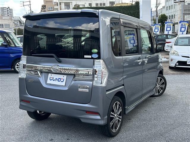 タント カスタムＲＳ　スマートセレクションＳＡ　本土仕入　純正ナビ　ＴＶ　ＤＶＤ再生　バックカメラ　ＥＴＣ　両側パワースライドドア　スマートキー　プッシュスタート　純正フロアマット　純正アルミホイール　オートライト（33枚目）