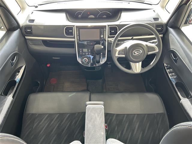 タント カスタムX トップエディションSAII 本土仕入 純正ナビ フルセグTV CD再生 ETC Bluetooth接続 バックカメラ 片側パワースライドドア 純正フロアマット 横滑り防止装置 衝突軽減ブレーキ プッシュスタート スマートキー(5枚目)