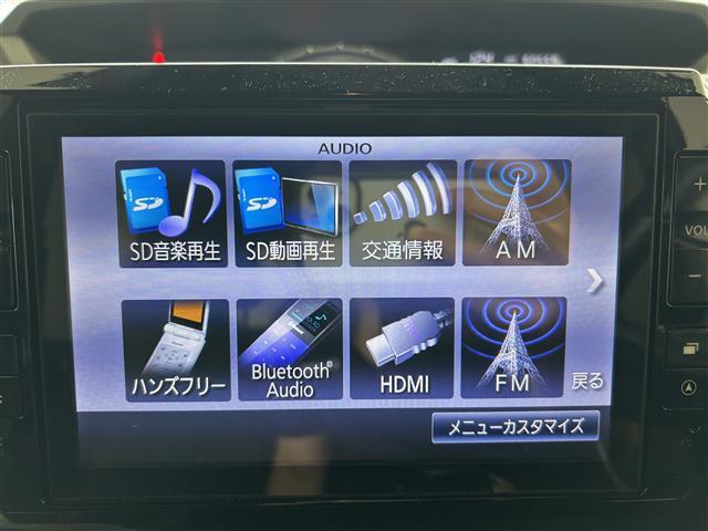 ウェイク G SA 本土仕入 純正ナビ フルセグTV Bluetooth接続 ETC バックカメラ ドライブレコーダー前方 両側パワースライドドア 横滑り防止装置 衝撃軽減ブレーキ プッシュスタート スマートキー(3枚目)