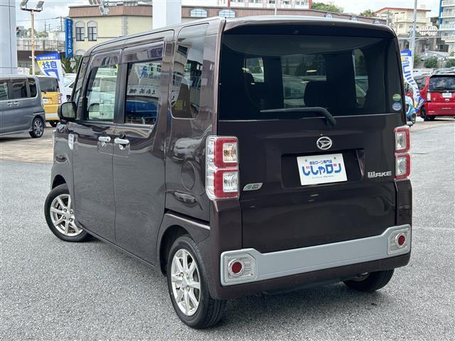 ウェイク X SA 本土仕入 純正ナビ TV CD再生 ETC 片側パワースライドドア パワーステアリング 横滑り防止装置 衝撃軽減ブレーキ オートライト LEDヘッドライト プッシュスタート スマートキー スペアキー(25枚目)