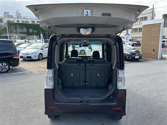 タント カスタムX トップエディションSAII 本土仕入 純正ナビ フルセグTV バックカメラ ドライブレコーダー前後 Bluetooth接続 CD再生 片側パワースライドドア 横滑り防止装置 衝撃軽減ブレーキ オートライト プッシュスタート(27枚目)