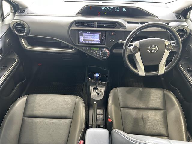 アクア Ｇ　ソフトレザーセレクション　本土仕入　純正ナビ　フルセグＴＶ　ＣＤ再生　Ｂｌｕｅｔｏｏｔｈ接続　ＥＴＣ　バックカメラ　純正フロアマット　パワーステアリング　アイドリングストップ　オートライト　プッシュスタート　スマートキー（36枚目）