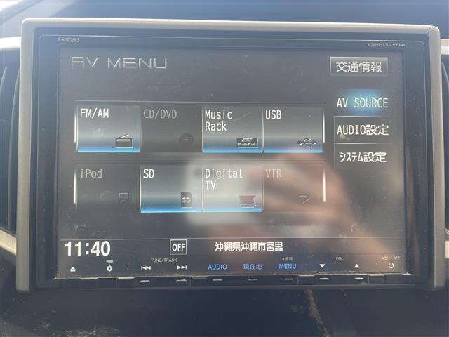 ステップワゴン Ｇ　本土仕入　純正ナビ　ＴＶ　バックカメラ　ＣＤ／ＤＶＤ再生　ＥＴＣ　片側パワースライドドア　フリップダウンモニター　アイドリングストップ　オートライト　スマートキー　ドライブレコーダー（3枚目）