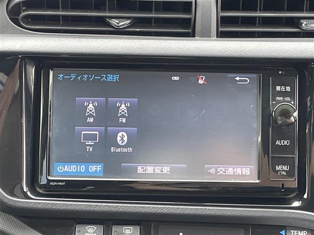 アクア G G’s 純正ナビ/BTワンセグTVCDDVDSD/プッシュスタート/ステアリングスイッチ/クルーズコントロール/ハーフレザーシート/LED/電動格納ミラー/純正フロアマット(5枚目)