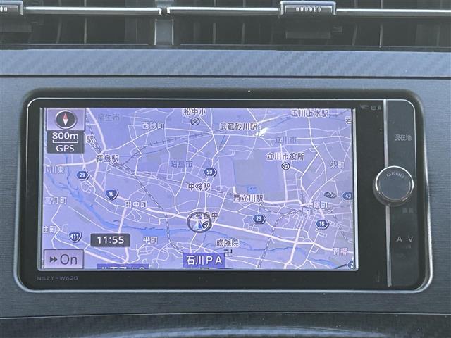 プリウス Sツーリングセレクション 純正ナビ(SD・DVD・TV)・バックカメラ・ワンオーナー・Bluetooth・プッシュボタン・スマートキー・電格ミラー・ドアバイザー(2枚目)