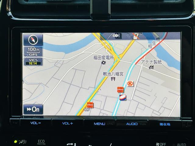 プリウス Ｓセーフティプラス　純正ナビバックカメラクルーズコントロール（4枚目）