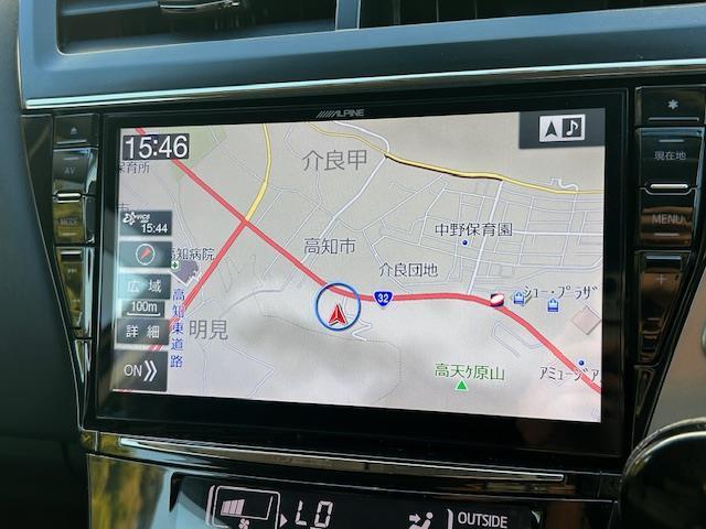 プリウスアルファ S Lセレクション Alpineナビ バックカメラ フルセグテレビ LEDヘッドライト スマートキー プッシュスタート ステアリングスイッチ オートライト フロアマット ドアバイザー TRDエアロパーツ(2枚目)