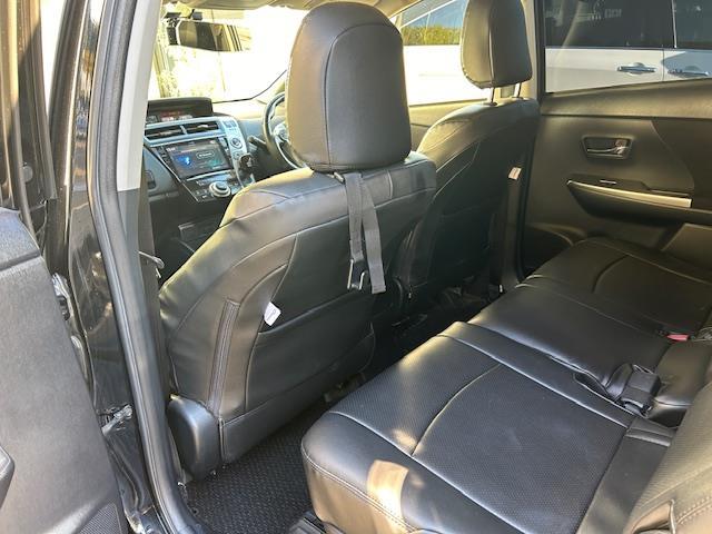 プリウスアルファ S Lセレクション Alpineナビ バックカメラ フルセグテレビ LEDヘッドライト スマートキー プッシュスタート ステアリングスイッチ オートライト フロアマット ドアバイザー TRDエアロパーツ(17枚目)