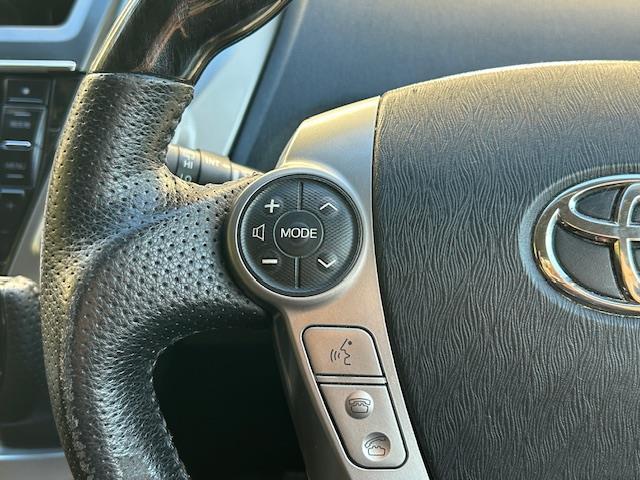 プリウスアルファ S Lセレクション Alpineナビ バックカメラ フルセグテレビ LEDヘッドライト スマートキー プッシュスタート ステアリングスイッチ オートライト フロアマット ドアバイザー TRDエアロパーツ(22枚目)