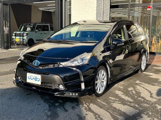 プリウスアルファ S Lセレクション Alpineナビ バックカメラ フルセグテレビ LEDヘッドライト スマートキー プッシュスタート ステアリングスイッチ オートライト フロアマット ドアバイザー TRDエアロパーツ(27枚目)