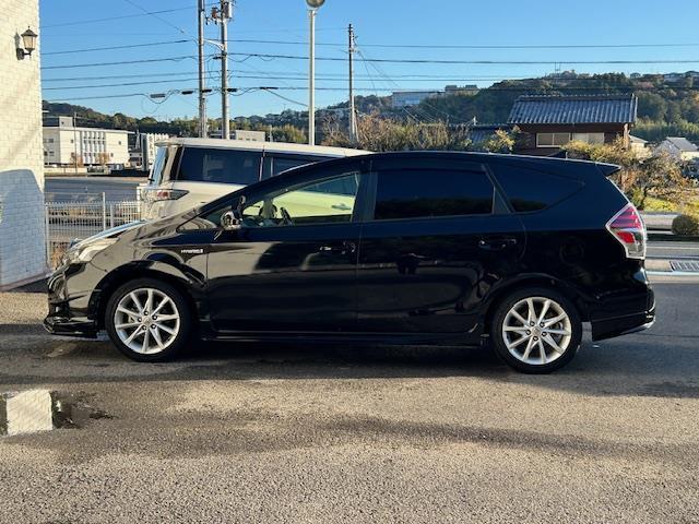 プリウスアルファ S Lセレクション Alpineナビ バックカメラ フルセグテレビ LEDヘッドライト スマートキー プッシュスタート ステアリングスイッチ オートライト フロアマット ドアバイザー TRDエアロパーツ(28枚目)