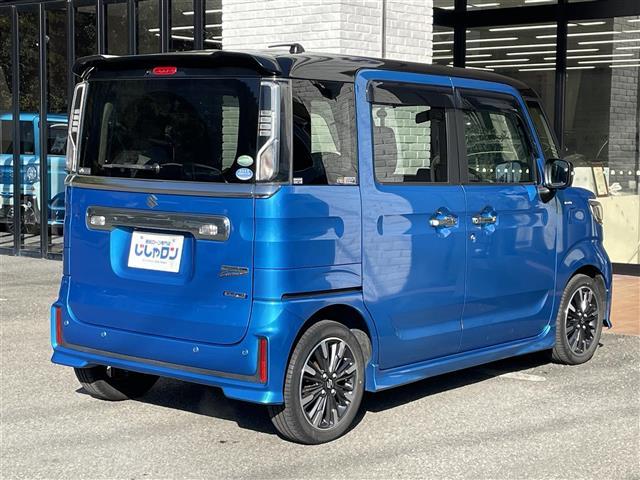 スペーシアカスタム ハイブリッドXSターボ 社外ナビ 全方位モニター フルセグテレビ 両側パワースライドドア レーダーブレーキサポート ETC シートヒーター プッシュスタート アイドリングストップ クルーズコントロール ステアリングスイッチ(22枚目)