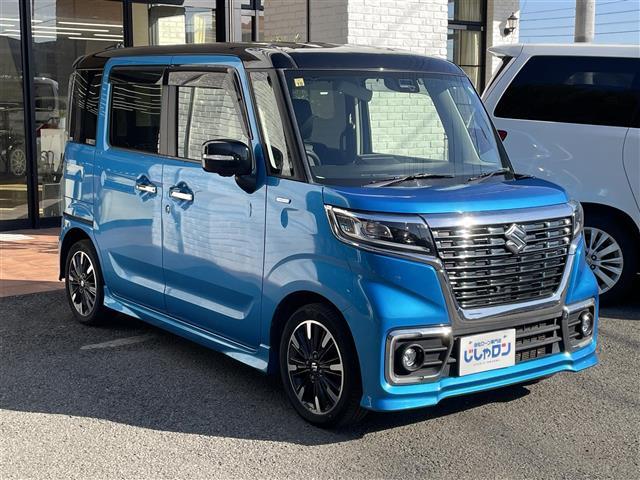 スペーシアカスタム ハイブリッドXSターボ 社外ナビ 全方位モニター フルセグテレビ 両側パワースライドドア レーダーブレーキサポート ETC シートヒーター プッシュスタート アイドリングストップ クルーズコントロール ステアリングスイッチ(28枚目)