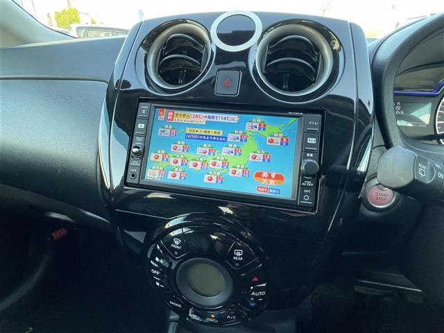 ノート e-パワー X 純正ナビゲーション/型番:MJ116D-W/【CD/SD/AUX/BT/TV】/衝突被害軽減ブレーキ/HIDオートライト/純正フロアマット/純正ドアバイザー(11枚目)
