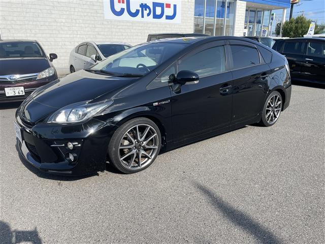 プリウス Sツーリングセレクション・G’s /純正HDDナビ(NHZN-X62G)(HDD/BT/フルセグTV/SD/DISC)/バックカメラ/LEDヘッドライト/ETC/革巻きハンドル/ステアリングスイッチ/スマートキー(2枚目)