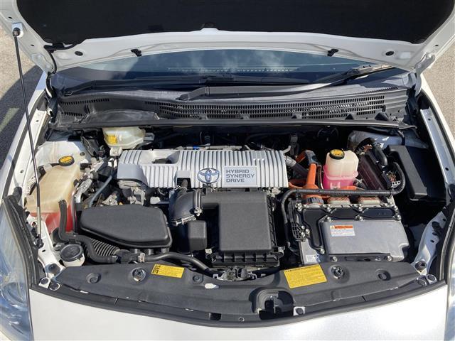 プリウス Sツーリングセレクション 社外SDナビ ワンセグTV CD ETC 純正アルミホイール HIDヘッドライト オートライト プッシュスタート&スマートキー(38枚目)